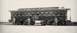 The "United States" was the railroad equivalent of Air Force One. Lincoln never rode in it alive. It was converted to a funeral car after his death.